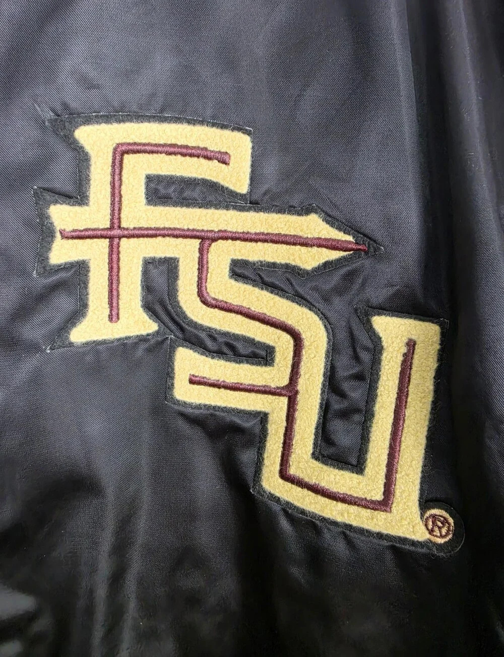 Pro Standard Florida State Seminoles Classic Men's Satin Full-Snap Jacket Sz 2XL